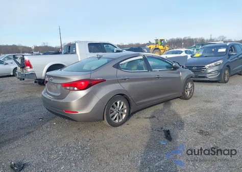 2015 Hyundai Elantra Se from USA, damaged, VIN 5NPDH4AE8FH637306